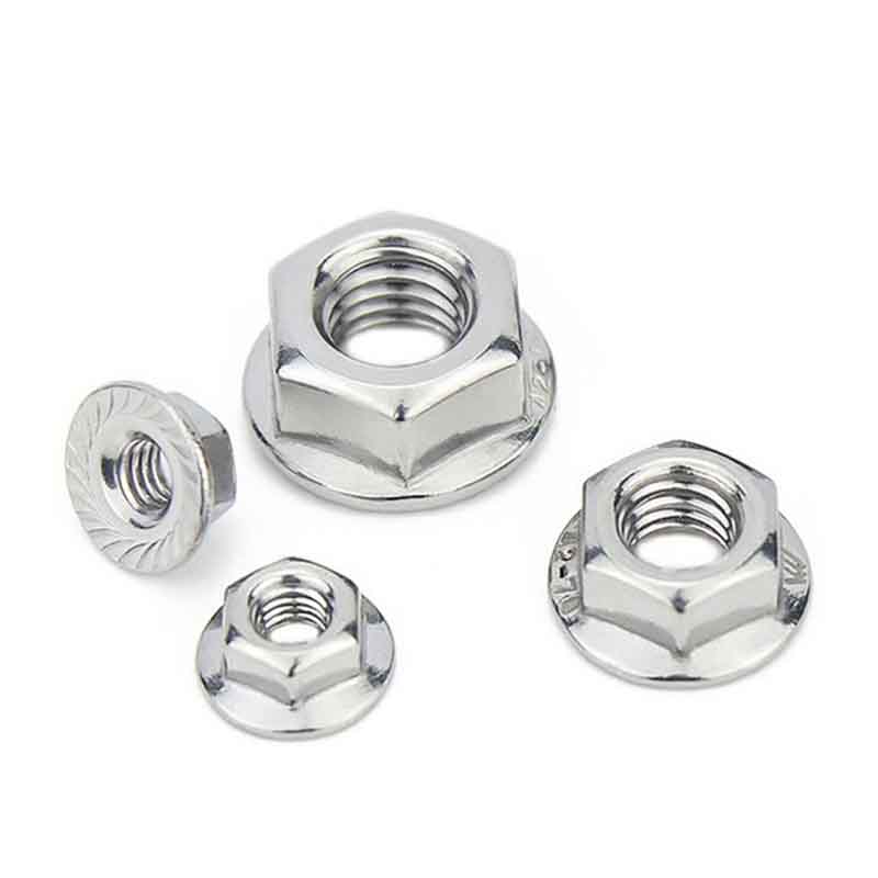 Hladno ukrivljena šestroba matica s prirobnico