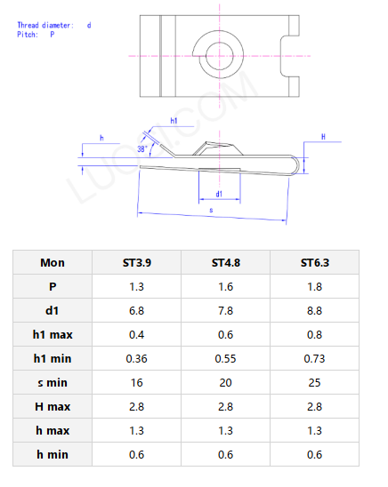 Reed Nut for Automobile