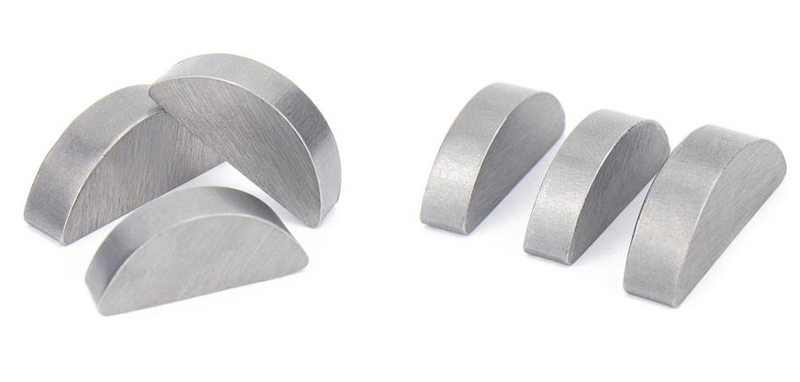 Carbon steel half round key