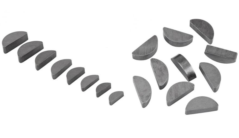 Carbon steel half round key