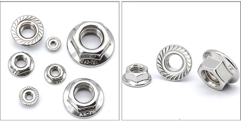 Metric hex flange nut