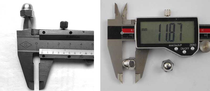 Integrated Chrome Plated Cap Nuts