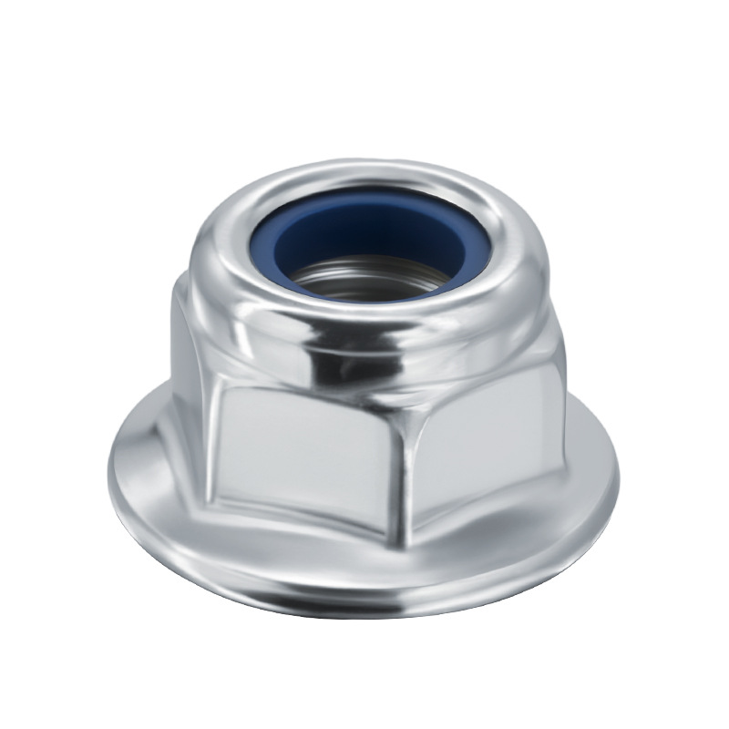 Prevladujoče navorne šestrobe matice s protimatico s prirobnico