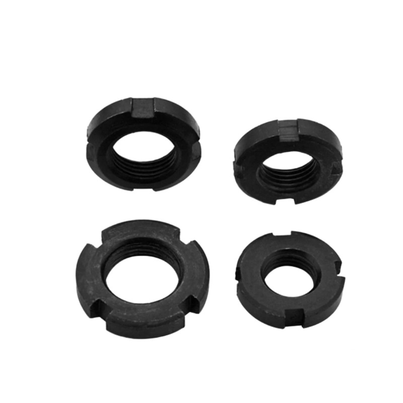 Zaklepna okrogla matica z zarezo, odporna proti tresljajem