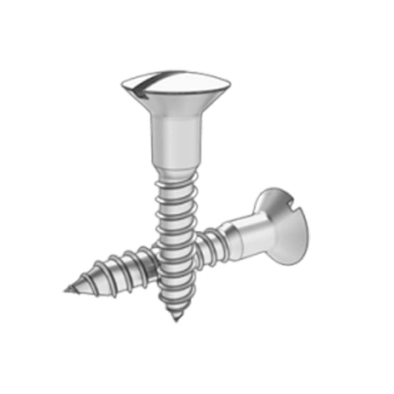 Lesni vijak z ugreznjeno in vgreznjeno glavo